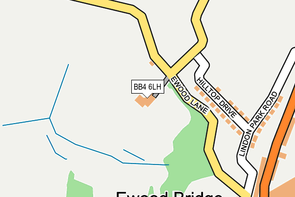 BB4 6LH map - OS OpenMap – Local (Ordnance Survey) BB4 6LH map - OS OpenMap – Local (Ordnance Survey)