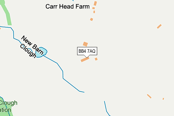 BB4 7AQ map - OS OpenMap – Local (Ordnance Survey) BB4 7AQ map - OS OpenMap – Local (Ordnance Survey)