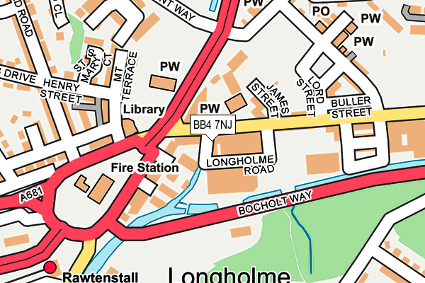 BB4 7NJ map - OS OpenMap – Local (Ordnance Survey) BB4 7NJ map - OS OpenMap – Local (Ordnance Survey)