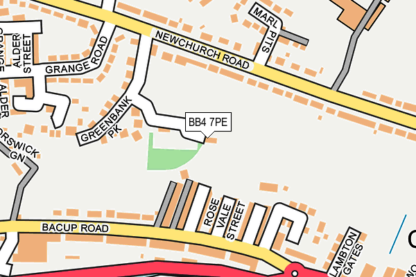 BB4 7PE map - OS OpenMap – Local (Ordnance Survey) BB4 7PE map - OS OpenMap – Local (Ordnance Survey)