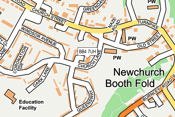 BB4 7UH map - OS OpenMap – Local (Ordnance Survey) BB4 7UH map - OS OpenMap – Local (Ordnance Survey)