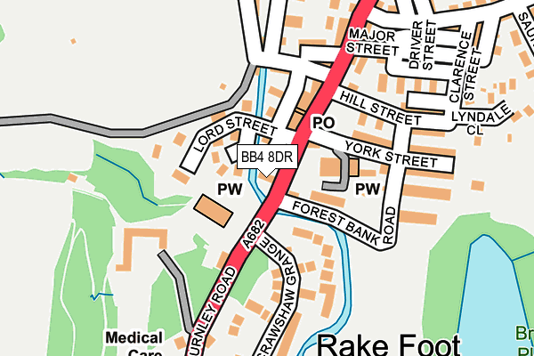 BB4 8DR map - OS OpenMap – Local (Ordnance Survey) BB4 8DR map - OS OpenMap – Local (Ordnance Survey)