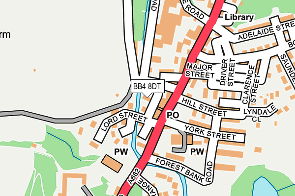 BB4 8DT map - OS OpenMap – Local (Ordnance Survey) BB4 8DT map - OS OpenMap – Local (Ordnance Survey)