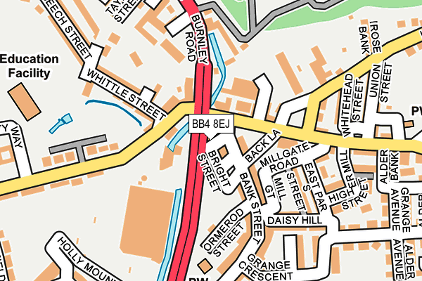 BB4 8EJ map - OS OpenMap – Local (Ordnance Survey) BB4 8EJ map - OS OpenMap – Local (Ordnance Survey)