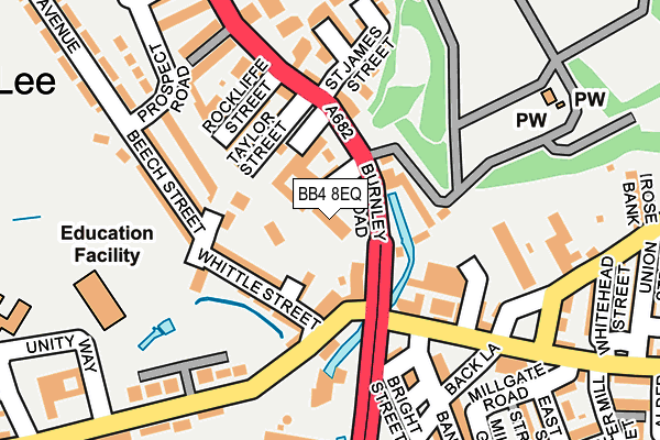 BB4 8EQ map - OS OpenMap – Local (Ordnance Survey) BB4 8EQ map - OS OpenMap – Local (Ordnance Survey)
