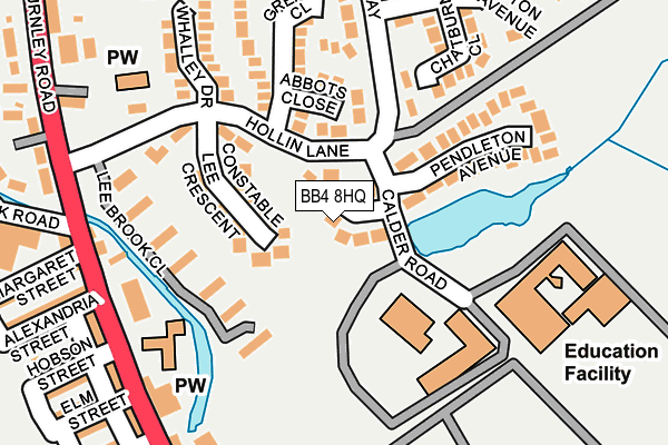 BB4 8HQ map - OS OpenMap – Local (Ordnance Survey) BB4 8HQ map - OS OpenMap – Local (Ordnance Survey)