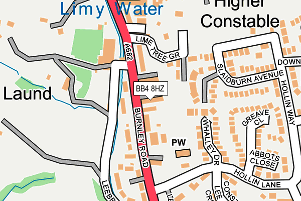 BB4 8HZ map - OS OpenMap – Local (Ordnance Survey) BB4 8HZ map - OS OpenMap – Local (Ordnance Survey)