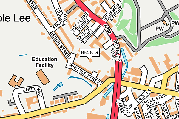 BB4 8JG map - OS OpenMap – Local (Ordnance Survey) BB4 8JG map - OS OpenMap – Local (Ordnance Survey)