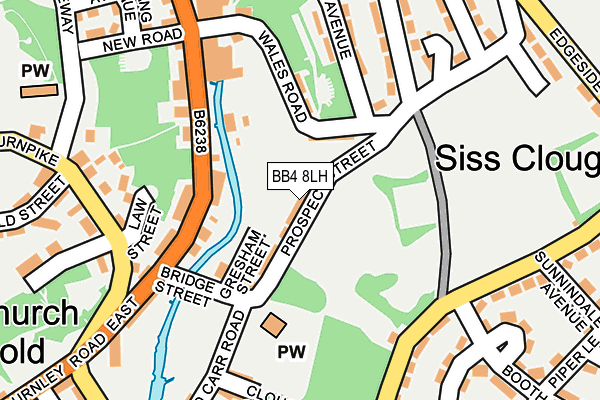 BB4 8LH map - OS OpenMap – Local (Ordnance Survey) BB4 8LH map - OS OpenMap – Local (Ordnance Survey)