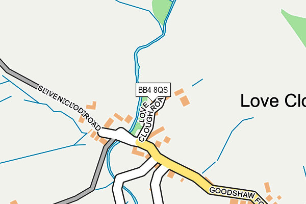 BB4 8QS map - OS OpenMap – Local (Ordnance Survey) BB4 8QS map - OS OpenMap – Local (Ordnance Survey)