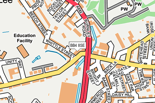BB4 8SE map - OS OpenMap – Local (Ordnance Survey) BB4 8SE map - OS OpenMap – Local (Ordnance Survey)