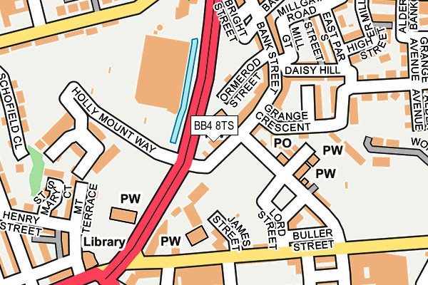 BB4 8TS map - OS OpenMap – Local (Ordnance Survey) BB4 8TS map - OS OpenMap – Local (Ordnance Survey)