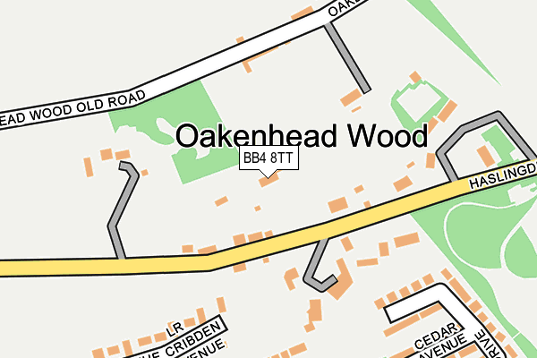 BB4 8TT map - OS OpenMap – Local (Ordnance Survey) BB4 8TT map - OS OpenMap – Local (Ordnance Survey)