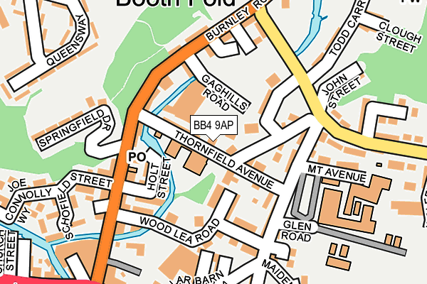 BB4 9AP map - OS OpenMap – Local (Ordnance Survey) BB4 9AP map - OS OpenMap – Local (Ordnance Survey)