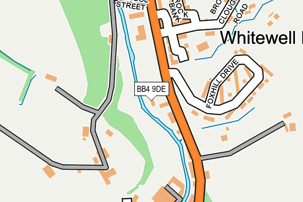 BB4 9DE map - OS OpenMap – Local (Ordnance Survey) BB4 9DE map - OS OpenMap – Local (Ordnance Survey)