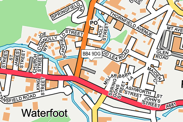 BB4 9DG map - OS OpenMap – Local (Ordnance Survey) BB4 9DG map - OS OpenMap – Local (Ordnance Survey)