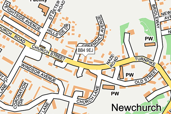 BB4 9EJ map - OS OpenMap – Local (Ordnance Survey) BB4 9EJ map - OS OpenMap – Local (Ordnance Survey)