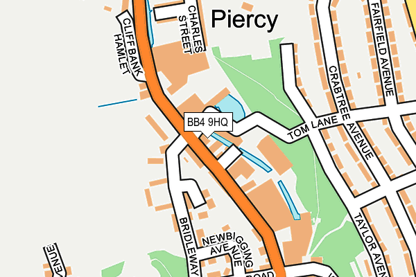 BB4 9HQ map - OS OpenMap – Local (Ordnance Survey) BB4 9HQ map - OS OpenMap – Local (Ordnance Survey)