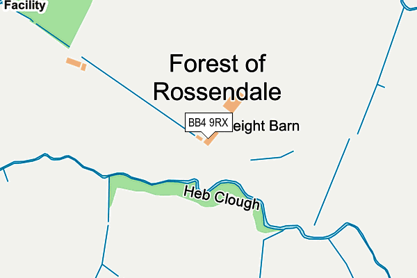 BB4 9RX map - OS OpenMap – Local (Ordnance Survey) BB4 9RX map - OS OpenMap – Local (Ordnance Survey)