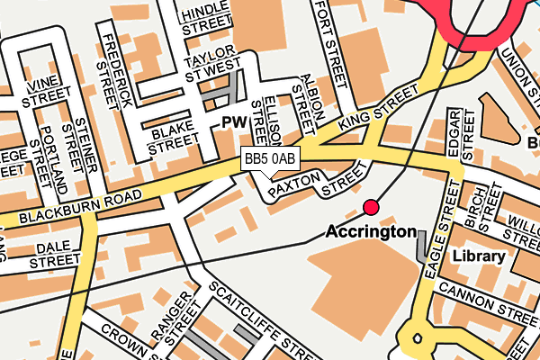 BB5 0AB map - OS OpenMap – Local (Ordnance Survey) BB5 0AB map - OS OpenMap – Local (Ordnance Survey)
