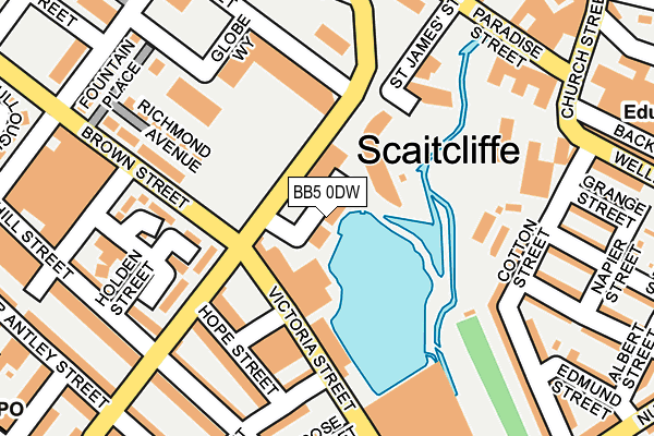 BB5 0DW map - OS OpenMap – Local (Ordnance Survey) BB5 0DW map - OS OpenMap – Local (Ordnance Survey)