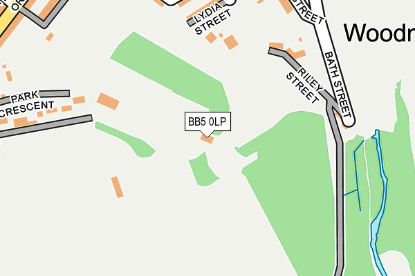 BB5 0LP map - OS OpenMap – Local (Ordnance Survey)