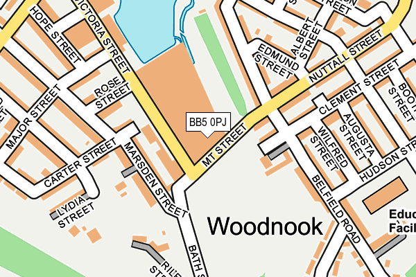 BB5 0PJ map - OS OpenMap – Local (Ordnance Survey) BB5 0PJ map - OS OpenMap – Local (Ordnance Survey)
