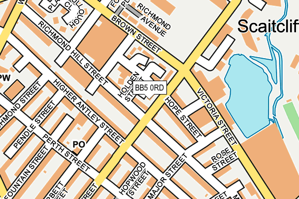 BB5 0RD map - OS OpenMap – Local (Ordnance Survey) BB5 0RD map - OS OpenMap – Local (Ordnance Survey)