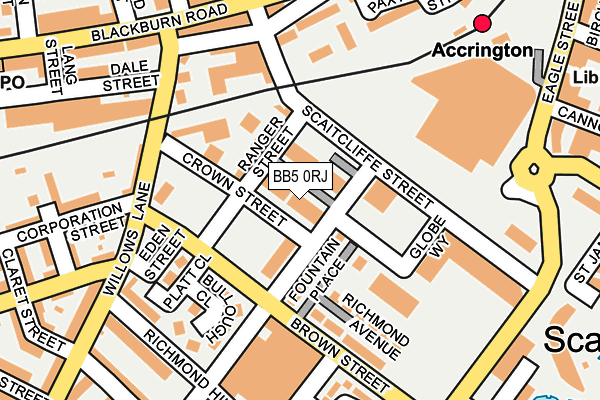 BB5 0RJ map - OS OpenMap – Local (Ordnance Survey) BB5 0RJ map - OS OpenMap – Local (Ordnance Survey)