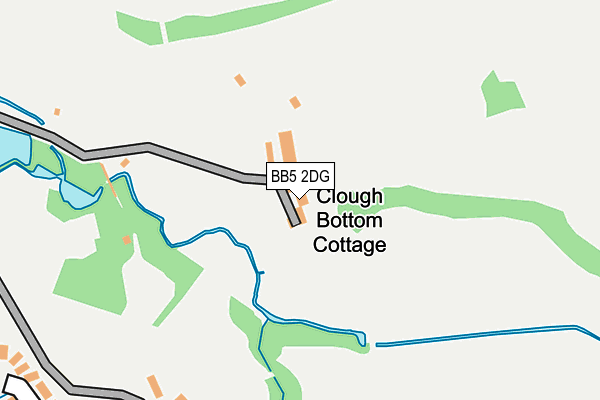 BB5 2DG map - OS OpenMap – Local (Ordnance Survey) BB5 2DG map - OS OpenMap – Local (Ordnance Survey)