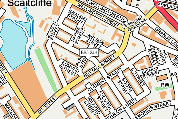 BB5 2JH map - OS OpenMap – Local (Ordnance Survey) BB5 2JH map - OS OpenMap – Local (Ordnance Survey)