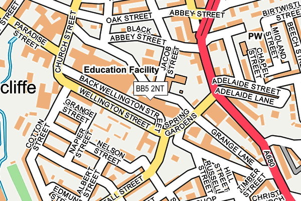 BB5 2NT map - OS OpenMap – Local (Ordnance Survey) BB5 2NT map - OS OpenMap – Local (Ordnance Survey)