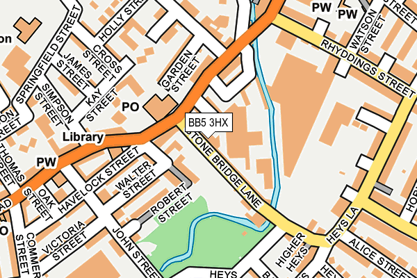 BB5 3HX map - OS OpenMap – Local (Ordnance Survey) BB5 3HX map - OS OpenMap – Local (Ordnance Survey)