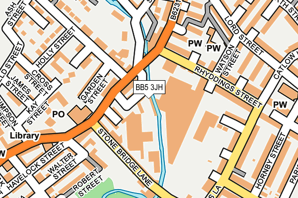 BB5 3JH map - OS OpenMap – Local (Ordnance Survey) BB5 3JH map - OS OpenMap – Local (Ordnance Survey)