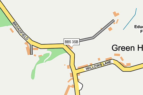 BB5 3SB map - OS OpenMap – Local (Ordnance Survey) BB5 3SB map - OS OpenMap – Local (Ordnance Survey)