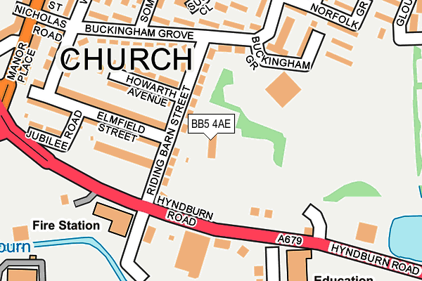 BB5 4AE map - OS OpenMap – Local (Ordnance Survey) BB5 4AE map - OS OpenMap – Local (Ordnance Survey)
