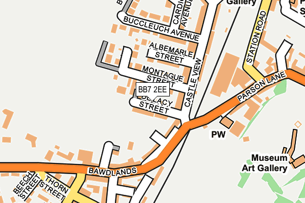 BB7 2EE map - OS OpenMap – Local (Ordnance Survey) BB7 2EE map - OS OpenMap – Local (Ordnance Survey)
