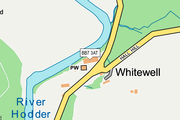 BB7 3AT map - OS OpenMap – Local (Ordnance Survey) BB7 3AT map - OS OpenMap – Local (Ordnance Survey)