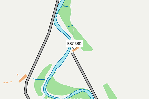 BB7 3BD map - OS OpenMap – Local (Ordnance Survey) BB7 3BD map - OS OpenMap – Local (Ordnance Survey)