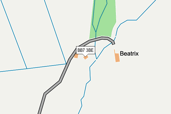 BB7 3BE map - OS OpenMap – Local (Ordnance Survey) BB7 3BE map - OS OpenMap – Local (Ordnance Survey)