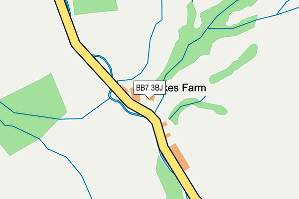 BB7 3BJ map - OS OpenMap – Local (Ordnance Survey) BB7 3BJ map - OS OpenMap – Local (Ordnance Survey)