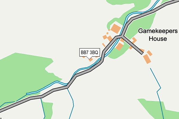 BB7 3BQ map - OS OpenMap – Local (Ordnance Survey) BB7 3BQ map - OS OpenMap – Local (Ordnance Survey)