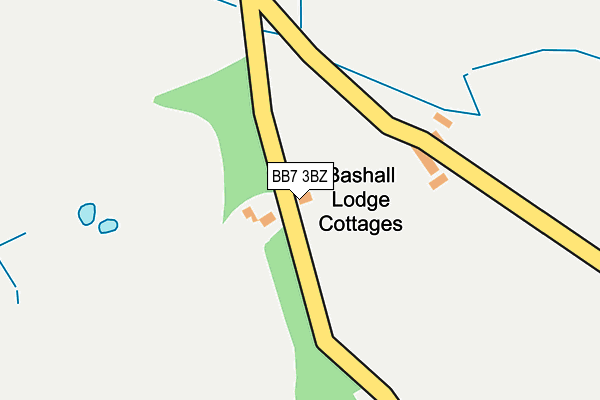 BB7 3BZ map - OS OpenMap – Local (Ordnance Survey) BB7 3BZ map - OS OpenMap – Local (Ordnance Survey)