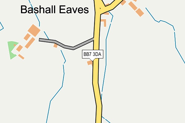 BB7 3DA map - OS OpenMap – Local (Ordnance Survey) BB7 3DA map - OS OpenMap – Local (Ordnance Survey)