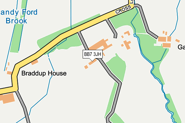 BB7 3JH map - OS OpenMap – Local (Ordnance Survey) BB7 3JH map - OS OpenMap – Local (Ordnance Survey)