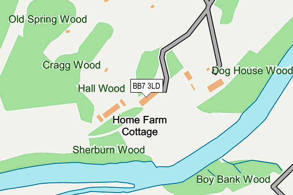 BB7 3LD map - OS OpenMap – Local (Ordnance Survey) BB7 3LD map - OS OpenMap – Local (Ordnance Survey)