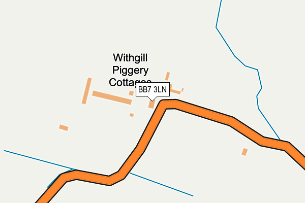 BB7 3LN map - OS OpenMap – Local (Ordnance Survey) BB7 3LN map - OS OpenMap – Local (Ordnance Survey)