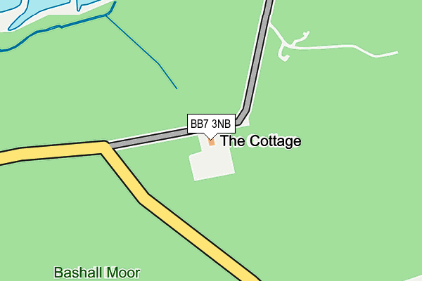 BB7 3NB map - OS OpenMap – Local (Ordnance Survey) BB7 3NB map - OS OpenMap – Local (Ordnance Survey)
