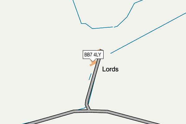 BB7 4LY map - OS OpenMap – Local (Ordnance Survey) BB7 4LY map - OS OpenMap – Local (Ordnance Survey)