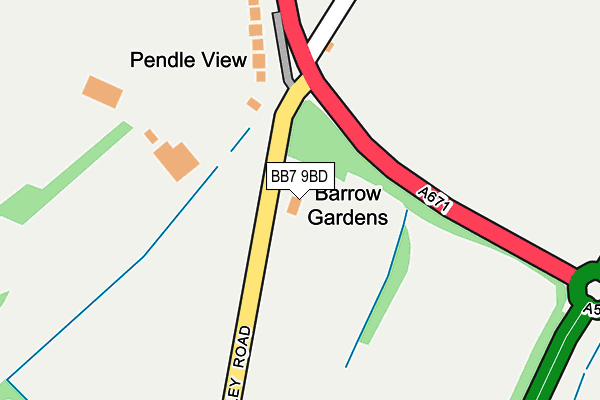 BB7 9BD map - OS OpenMap – Local (Ordnance Survey) BB7 9BD map - OS OpenMap – Local (Ordnance Survey)